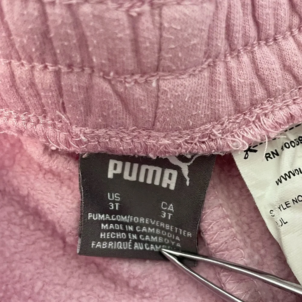 Puma Pink Hoodie Sweatshirt and Joggers Matching Set - Picture 10 of 12